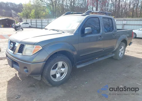 2005 Nissan Frontier Le z USA, uszkodzony, nr VIN 1N6AD07U25C445408